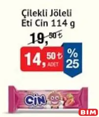 ETİ CİN ÇİLEKLİ JÖLELİ BİSKÜVİ 114 G
